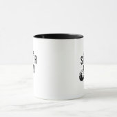 STARTER FLUID Fun Modern Trendy Typography Quote Mok (Midden)