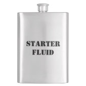 Starter Fluid Funny Typography Shot Glass Flacon (Voorkant)