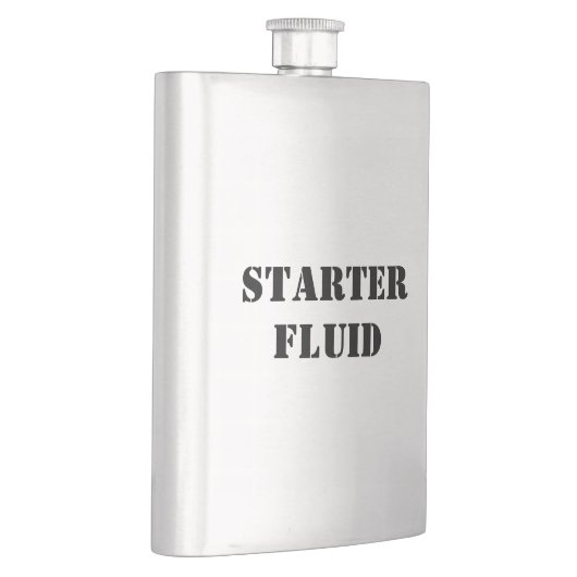 Starter Fluid Funny Typography Shot Glass Flacon (Rechts)