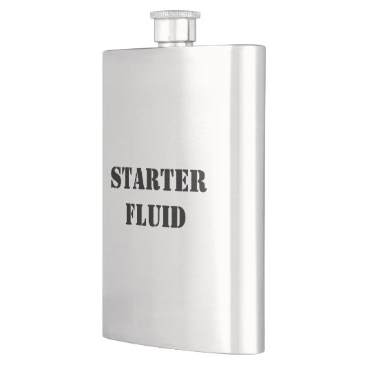 Starter Fluid Funny Typography Shot Glass Flacon (Links)
