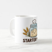 Starter Moeder — Cute Sourdough Starter Pot voor B Koffiemok (Voorkant links)