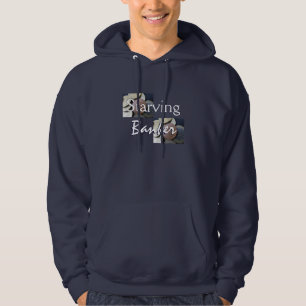 Startersbank in marineblauw hoodie