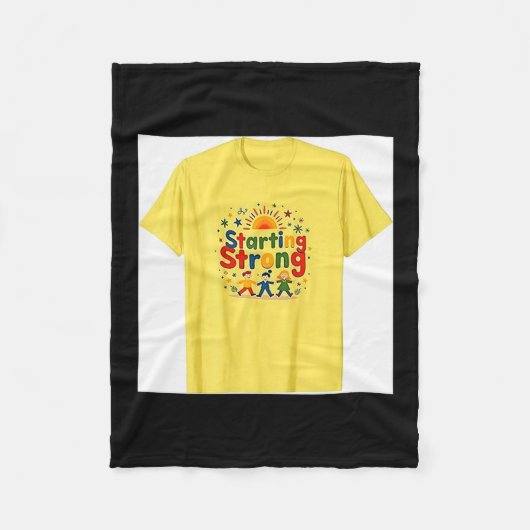 Starting Strong_ Head Start Teachers Empowering Yo Fleece Deken (Voorkant)