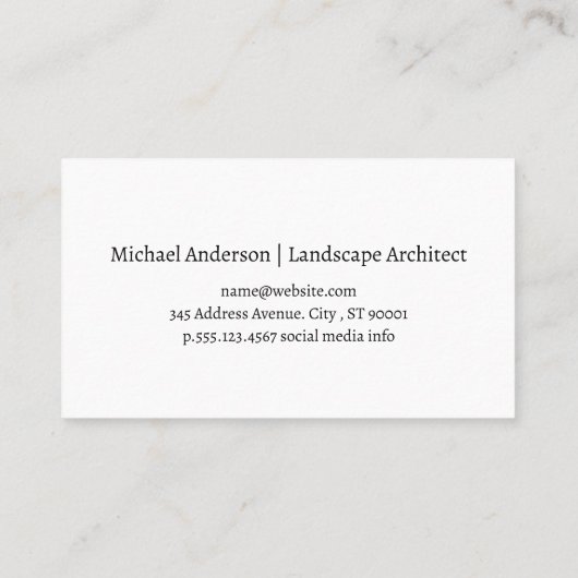 Startlandschapsontwerp | Stad Visitekaartje (Achterkant)