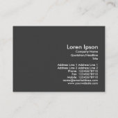 Startled Gray Squirrel, Bute Park, Cardiff Visitekaartje (Achterkant)