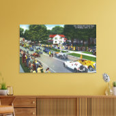 Startlijn bij de Grand Prix Auto Race Canvas Afdruk (Insitu (Woonkamer))