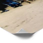 Startlijn Parijs-Roubaix 1896-1897 Poster (Hoek)