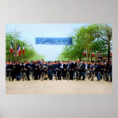 Startlijn Parijs-Roubaix 1896-1897 Poster (Voorkant)