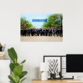 Startlijn Parijs-Roubaix 1896-1897 Poster (Thuiskantoor)