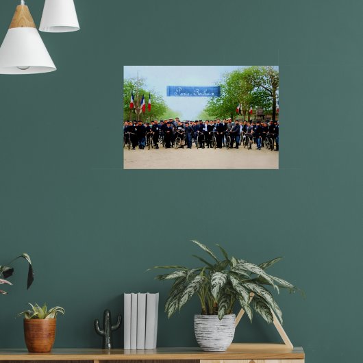 Startlijn Parijs-Roubaix 1896-1897 Poster (Woonkamer 1)