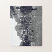 Startlijn Paris–Roubaix wielerwedstrijd1908 Legpuzzel (Verticaal)