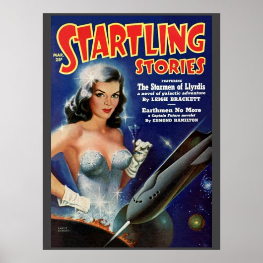 "Startling Stories"-pulpstrip Poster (Voorkant)