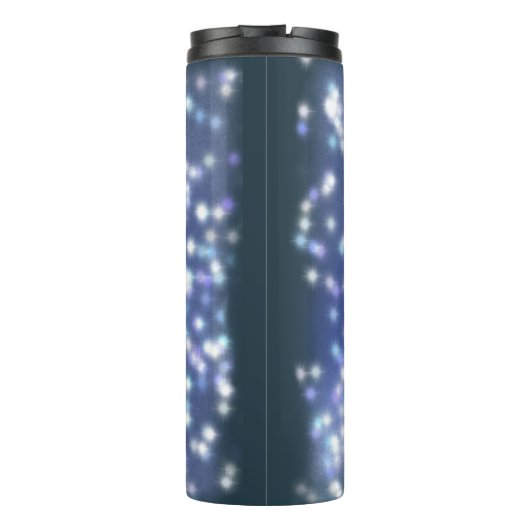 Startnacht van Whippet Thermosbeker (Achterkant)