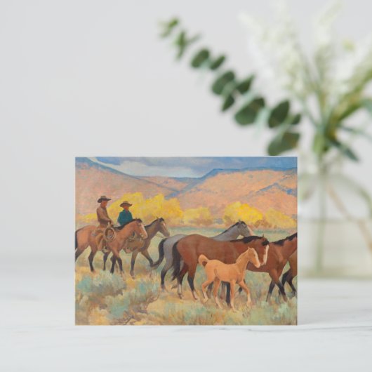 Startpagina, 1942 van Maynard Dixon Briefkaart (Staand voorkant)