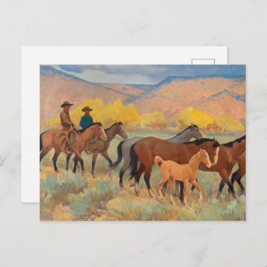 Startpagina, 1942 van Maynard Dixon Briefkaart (Voorkant / Achterkant)