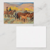 Startpagina, 1942 van Maynard Dixon Notitiekaartje (Voorkant / Achterkant)