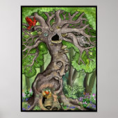 Startpagina airy Tree Poster (Voorkant)