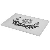 Startpagina brandweerman snijplank (Hoek)