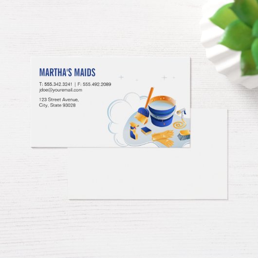 Startpagina Maid Cleaning Service | Thuiszorg Visitekaartje (Bureau)