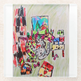 Startpagina plaatsen glazen onderzetter