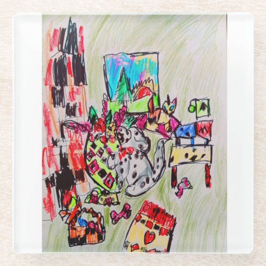 Startpagina plaatsen glazen onderzetter (Voorkant)