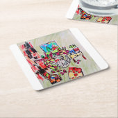 Startpagina plaatsen kartonnen onderzetters (Schuin)