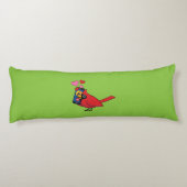 Startpagina van kardinaal vogelliefdesdenken lichaamskussen (Achterkant)