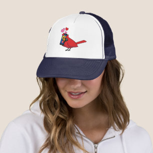 Startpagina van kardinaal vogelliefdesdenken trucker pet