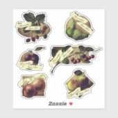   startpagina voor fruit met ingeblikte jam sticker (Vel)