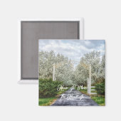 Startpagina voor lente magneet (Voorkant / Achterkant)