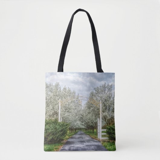 Startpagina voor lente tote bag (Voorkant)