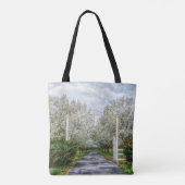 Startpagina voor lente tote bag (Achterkant)