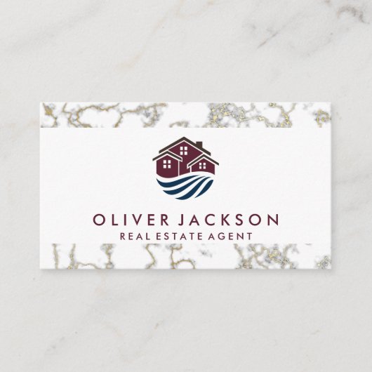 Startpagina voor onroerend goed | Goudmarmer Visitekaartje (Voorkant)