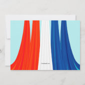 Startpagina voor Red White en Blue Kaart (Achterkant)