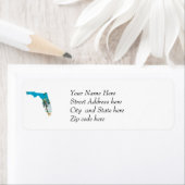 Startpalmboom van het moerasgebied FLORIDA (Startp Etiket (Insitu)