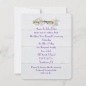 Startpapier voor weddenschap met lint kaart (Achterkant)