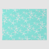 Startpatroon Aqua Blue Tissue Paper Tissuepapier (Voorkant)