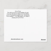 Startplaats Briefkaart (Achterkant)