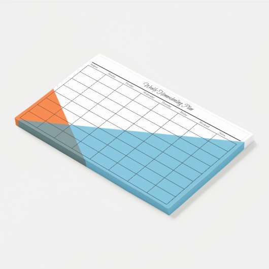 Startplanning na IT wekelijks Post-it® Notes (Schuin)