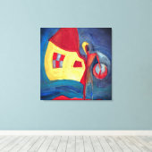 startpunt canvas afdruk (Insitu (Houten vloer))