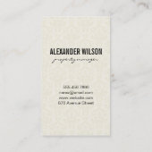 startpunt | Schade Visitekaartje (Achterkant)