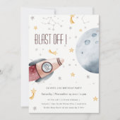 Startpunt voor externe ruimte elke zondag uitnodig bedankkaart (Voorkant)