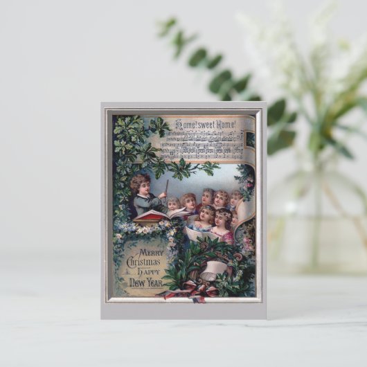 startpunt voor kerstmis feestdagenkaart (Staand voorkant)