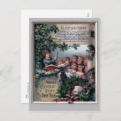 startpunt voor kerstmis feestdagenkaart (Voorkant / Achterkant)