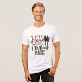 startpunt voor Kerstmis Nieuwjaar Tri-Blend Shirt (Voorkant volledig)