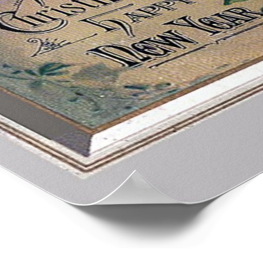 startpunt voor kerstmis poster (Hoek)