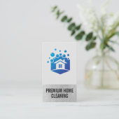 Startreinigers | Maid | House Bubbles Visitekaartje (Staand voorkant)