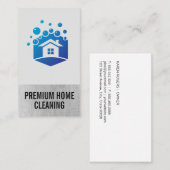 Startreinigers | Maid | House Bubbles Visitekaartje (Voorkant / Achterkant)