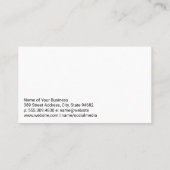 Startreinigingspictogram | Leefruimte Visitekaartje (Achterkant)