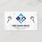 Startreinigingspictogrammen | Dusters Visitekaartje (Voorkant)
